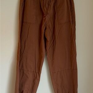 Women’s Brown Cargo Jogger Pants